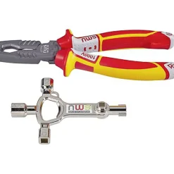 Pince multifonction NWS MultiCutter VDE 748 - 5 à 16 mm², dégainage 8 à 13 mm, 180 mm