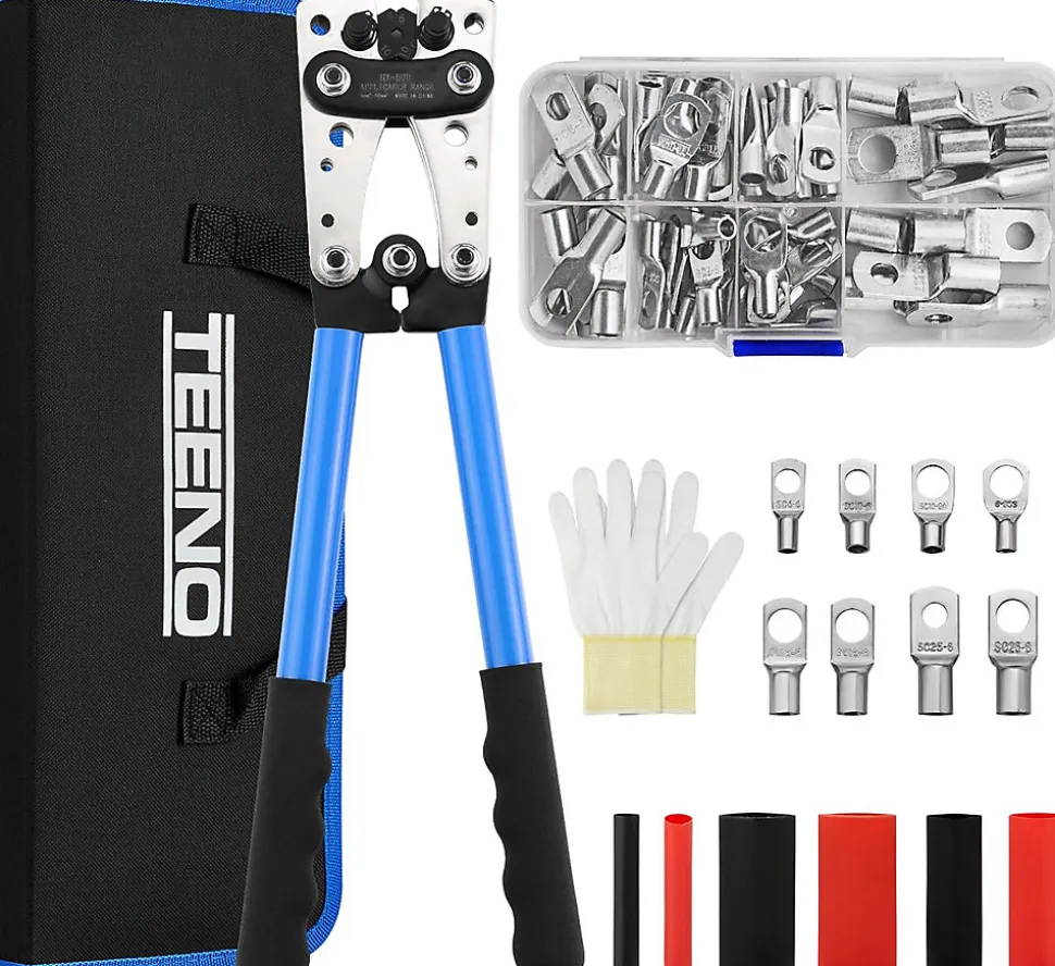 Pinces à Sertir Kit de 60 cosses, avec pochette de transport