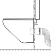 Pipe souple extensible MULTIBATI - Extensibilité: 320-670 mm - diam : canalisation 100-110 mm