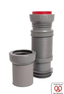 Pipe souple extensible MULTIBATI - Extensibilité: 320-670 mm - diam : canalisation 100-110 mm