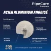 PipeCure Presscare, Kit de 2 Diametres Alesoirs PVC pour Piscinistes en Aluminium Anodise, Lame en carbure disponible
