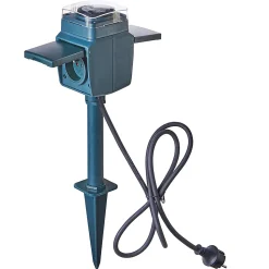 Piquet de jardin 2 prises programmables