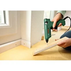 Pistolet à colle BOSCH PKP 18 E Gluey Evergreen - 500 W, câble amovible, LED, coffret de transport