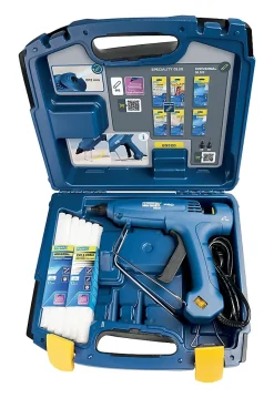 Pistolet à colle Ø12mm Rapid EG320 spécial usage intensif en coffret