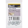 Piton à vis en acier zingué 20x11 mm - 10 pièces