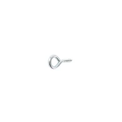 Piton à vis en acier zingué 20x11 mm - 10 pièces