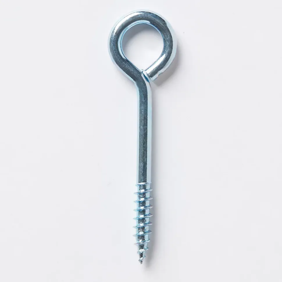 Piton à visser acier zingué Verve 7,5 cm (lot de 8)