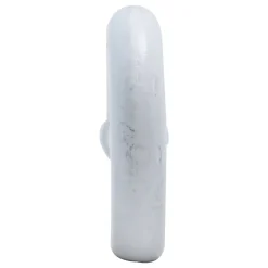 Piton à visser plastifié blanc filet bois Viswood