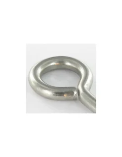 Piton Bois 6X60 Filetée sur 36 Longueur total 90 Oeil 18 Inox A2 - 1 pièce