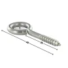 Piton Bois 4X30 Longueur total 48 Oeil 8 Inox A2 - 100 pièces