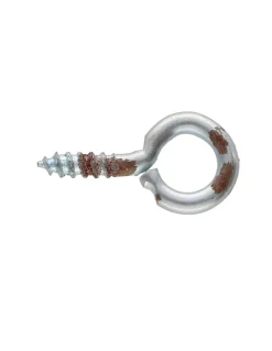 Piton Bois 2.5X10 Oeil 6 Acier zingué ROUILLES - 10 pièces