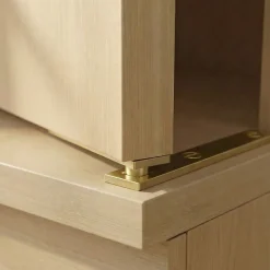 Pivot pour armoire acier laitonné 70 mm