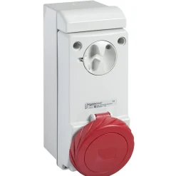 Pkb63p534 Schneider Pratika - Socle De Prise à Vis - Saillie - 63a - 3p+t - 380-415v Ip67