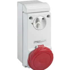 Pkb63p534 Schneider Pratika - Socle De Prise à Vis - Saillie - 63a - 3p+t - 380-415v Ip67