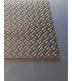 Plaque Aluminium Grain de riz, ép. 1/2mm, Hauteur 10cm x Largeur 40cm