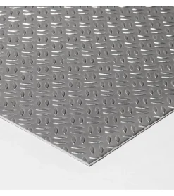 Plaque Aluminium Grain de riz, ép. 1/2mm, Hauteur 10cm x Largeur 50cm