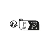 Plaque anti-vibration en caoutchouc noir Diall