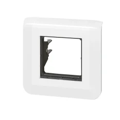 Plaque de finition 2 modules Legrand Mosaïc 0 994 71 coloris blanc l.82 x P.9 x H.82 mm