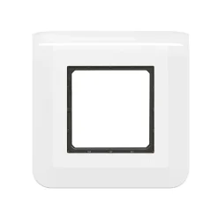 Plaque de finition 2 modules Legrand Mosaïc 0 994 71 coloris blanc l.82 x P.9 x H.82 mm
