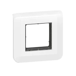Plaque de finition 2 modules Legrand Mosaïc 0 994 72 coloris blanc l.82 x P.9 x H.82 mm