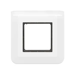 Plaque de finition 2 modules Legrand Mosaïc 0 994 72 coloris blanc l.82 x P.9 x H.82 mm