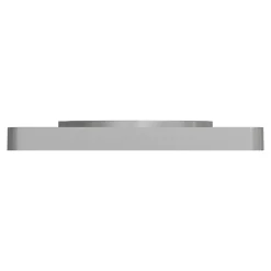 Plaque de finition 1 poste Schneider Electric Odace Touch S530802 coloris aluminium l.85 x P.10 x H.85 mm