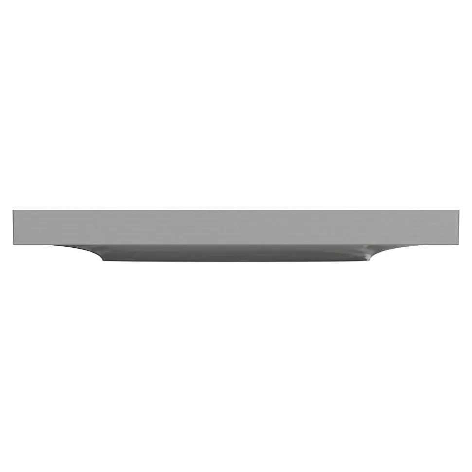 Plaque de finition 1 poste Schneider Electric Odace Styl S520702E coloris aluminium l.85 x P.10 x H.85 mm