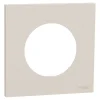 Plaque de finition 1 poste - Odace - S902702 - Schneider - Beige sable
