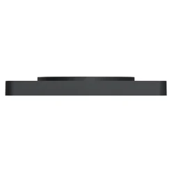 Plaque de finition 1 poste Schneider Electric Odace Touch S54C802 coloris anthracite avec liseré anthracite l.85 x P.10 x H.85 mm