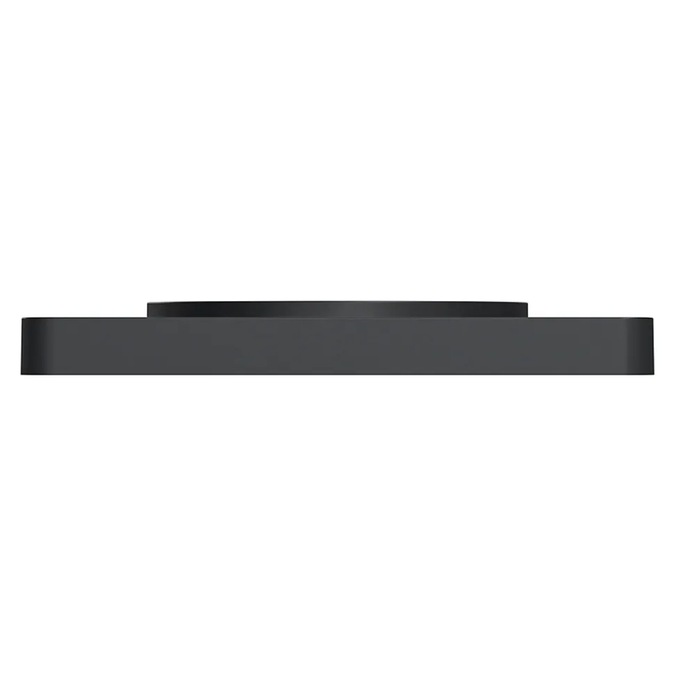 Plaque de finition 1 poste Schneider Electric Odace Touch S54C802 coloris anthracite avec liseré anthracite l.85 x P.10 x H.85 mm