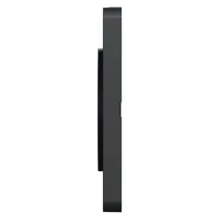 Plaque de finition 1 poste Schneider Electric Odace Touch S54C802 coloris anthracite avec liseré anthracite l.85 x P.10 x H.85 mm