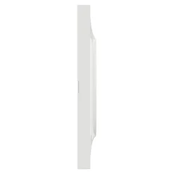 Plaque de finition 2 postes Schneider Electric Odace Styl S520704 coloris blanc l.156 x P.10 x H.85 mm