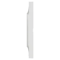 Plaque de finition 2 postes Schneider Electric Odace Styl S520704 coloris blanc l.156 x P.10 x H.85 mm