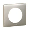 Plaque de finition 1 poste Legrand Céliane 0 998 60 coloris titane l.90 x P.9 x H.82 mm