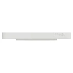 Plaque de finition 1 poste Schneider Electric Odace Touch S520802 coloris blanc l.85 x P.10 x H.85 mm