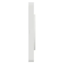 Plaque de finition 1 poste Schneider Electric Odace Touch S520802 coloris blanc l.85 x P.10 x H.85 mm