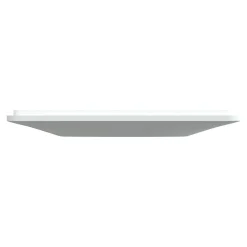 Plaque de finition 1 poste Schneider Electric Ovalis S320702 coloris blanc l.87 x P.10 x H.87 mm