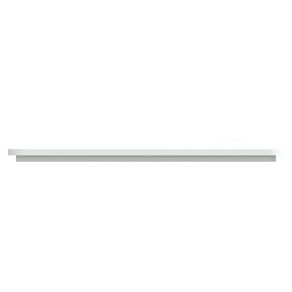 Plaque de finition 1 poste Schneider Electric Ovalis S320702 coloris blanc l.87 x P.10 x H.87 mm