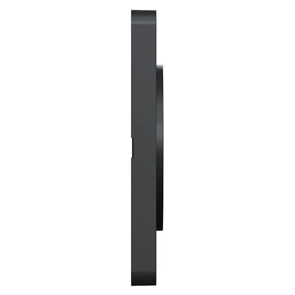 Plaque de finition 1 poste Schneider Electric Odace Touch S540802 coloris anthracite l.85 x P.10 x H.85 mm