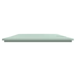 Plaque de finition 1 poste Schneider Electric Ovalis S320702A coloris sauge l.87 x P.10 x H.87 mm