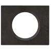 Plaque de finition 1 poste Legrand Céliane 0 693 71 coloris ardoise l.100 x P.8,5 x H.82 mm