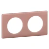 Plaque de finition 2 postes Legrand Céliane 0 988 30 coloris vieux rose l.161 x P.8,5 x H.82 mm