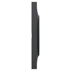 Plaque de finition 1 poste Schneider Electric Odace Styl S540702 coloris anthracite l.85 x P.10 x H.85 mm