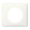 Plaque de finition 1 poste Legrand Céliane 0 988 40 coloris blanc l.90 x P.9 x H.82 mm