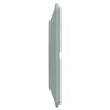 Plaque de finition 2 postes Schneider Electric Ovalis S320704A coloris sauge l.158 x P.10 x H.87 mm
