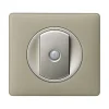 Plaque de finition 1 poste Legrand Céliane 0 988 44 coloris poudré argile l.90 x P.8,5 x H.82 mm