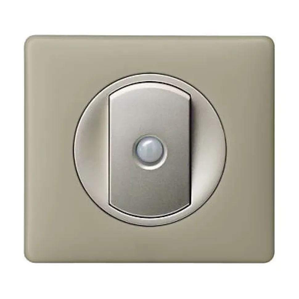 Plaque de finition 1 poste Legrand Céliane 0 988 44 coloris poudré argile l.90 x P.8,5 x H.82 mm