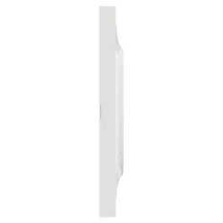 Plaque de finition 1 poste Schneider Electric Odace Styl S52C702 coloris blanc l.85 x P.10 x H.85 mm