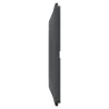 Plaque de finition 1 poste Schneider Electric Ovalis S340702 coloris anthracite l.87 x P.10 x H.87 mm