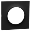 Plaque de finition 1 poste - Odace Origine - S949702 - Schneider - Noir